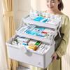 Large Capacity Pill Organizer For Home Medicine Storage First Aid Kit Multi Layer Emergency Pharmacy Family Medicine Box