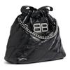 Balenciaga Сумка-мешок Crush из коровьей кожи, Сумка на плечо, Сумка через плечо Женская Черная 781796210J01000
