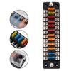 6 Ways 12 Ways Blade Fuse Block Fuse Box Holder For Auto Car Marine Trike 32V 75A