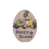 Wooden Easter Decoration Ornaments Cute Egg Bunny With LED Night Light Wooden Easter Decoration