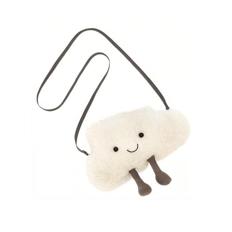 JELLYCAT Серия Веселые Предметы Счастливое Облачко Сумка-Мессенджер Кукла Плюшевая Фигурка 20 см в высоту
