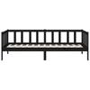 Daybed Black 90x190 cm Solid Pine Wood