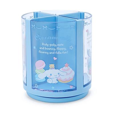 Ручка Sanrio Синий Сапфир Вращающаяся Подставка для Косметики и Макияжа Питомца 213161 Подставка, Пластик, Синнаморолл, Вращение на 360 Градусов, Кисти, Тюль, Персонаж,