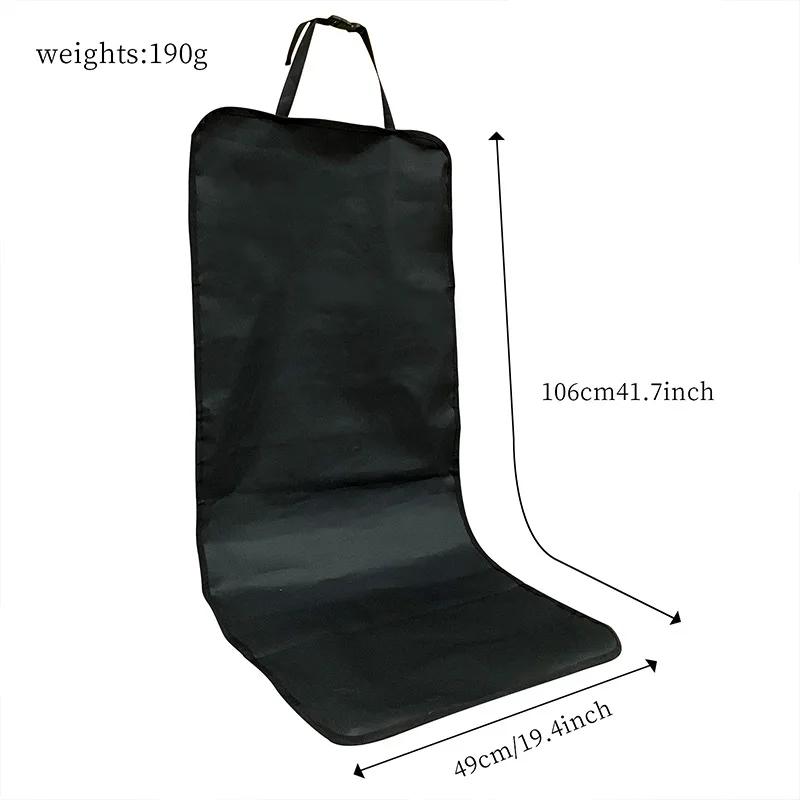 Car Copilot Seat Mat Pet Carrying Rear Seat Cover Waterproof Anti-Dirty Anti-Scratch Protector Mat Cat Dog Safety Accessories