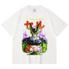 230 г/м² 100% хлопок Dragon Ball V46 Совершенный Селл Принт Унисекс Тяжелая Хлопковая Футболка