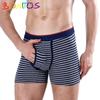 BONITOS 1 шт. открывающиеся мужские трусы с принтом, хлопковые мужские боксеры, нижнее белье в полоску для мужчин