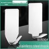 Stainless Steel Adhesive Wall Hook for Clothes, Coats, and Hats - No-Punch Installation, Ideal for Kitchen and Bathroom.