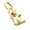 [F9181] - Gold Plated 'Teddy' Pendant - 10x8 Mm