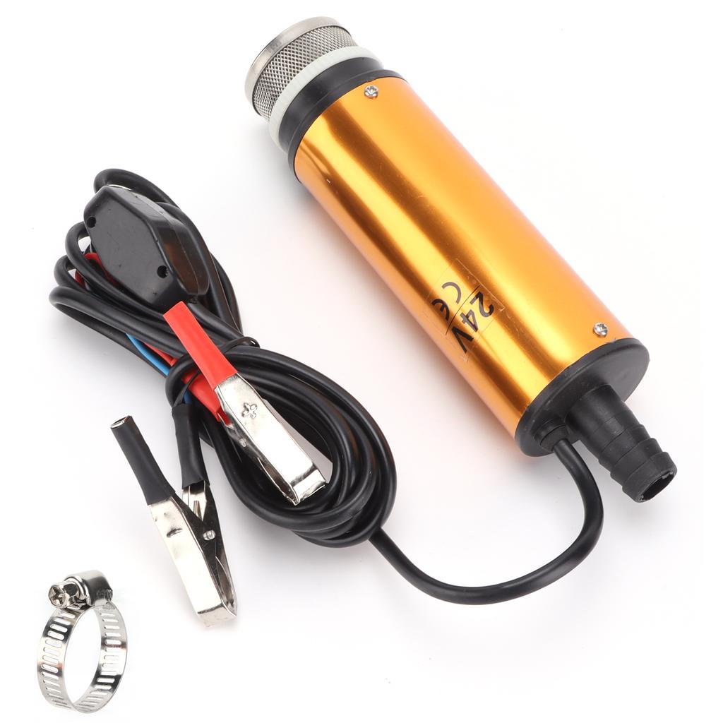 DC 24V топливный насос для перекачки топлива электрический портативный мини алюминиевый сплав корпус для перекачки дизельного топлива вода