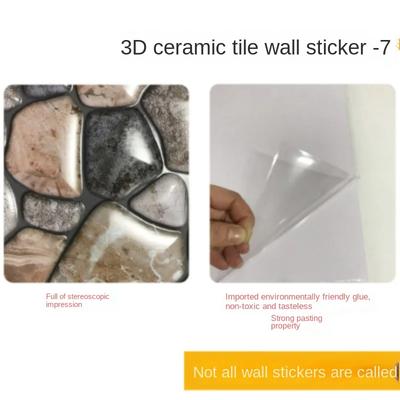 3D Самоклеящиеся Наклейки на Плитку Имитация Обоев ПВХ Декоративные Наклейки на Стену Поставляются с Клейкой Подложкой Adesivos De Parede