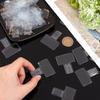 AHANDMAKER 100 шт. Прозрачные пластиковые держатели для ценников для оправы очков, Мини-прямоугольные держатели для этикеток, Подвесной защитный чехол для карточек, Подходит