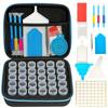 DIY 5D Diamond Painting Tool Storage Box Suitcase Diamond Painting Accessories Bulk Bag Kit Diamond Art Embroidery Beads Round Bottle Storage Tools