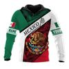 Mexico National Flag Print Hoodies For Men Fashion 3D Eagle Pattern New In Sweatshirts Hip Hop Harajuku Oversized Pullover Tops