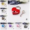 Gift Diary Book Travel with Key Wedding Mini Hardware Locks Love Heart Lock Padlock