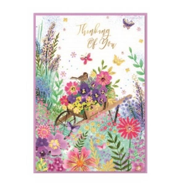 Simon Elvin Isabel Garden Thinking Of You Greetings Card (Pack of 6)