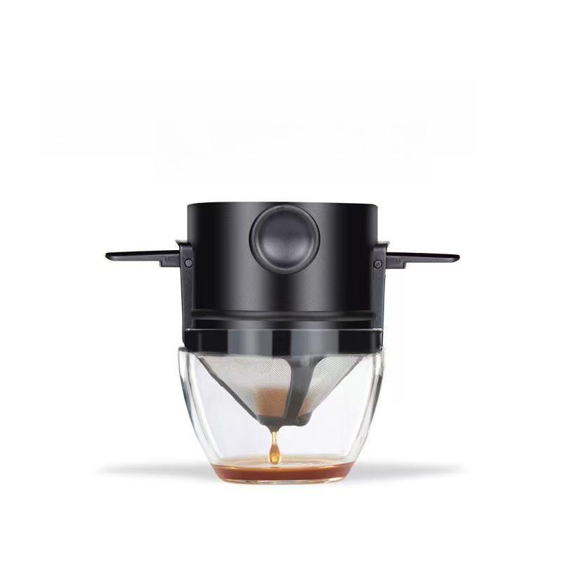 Чашка-фильтр для кофе использует фильтрующую сетку из нержавеющей стали 304, которая является складной и имеет ушки для практичного заваривания.