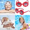 Girls Cute Streetwear Eyewear Outdoor Product Vintage Flower Shape Sun Glasses Children Sunglasses