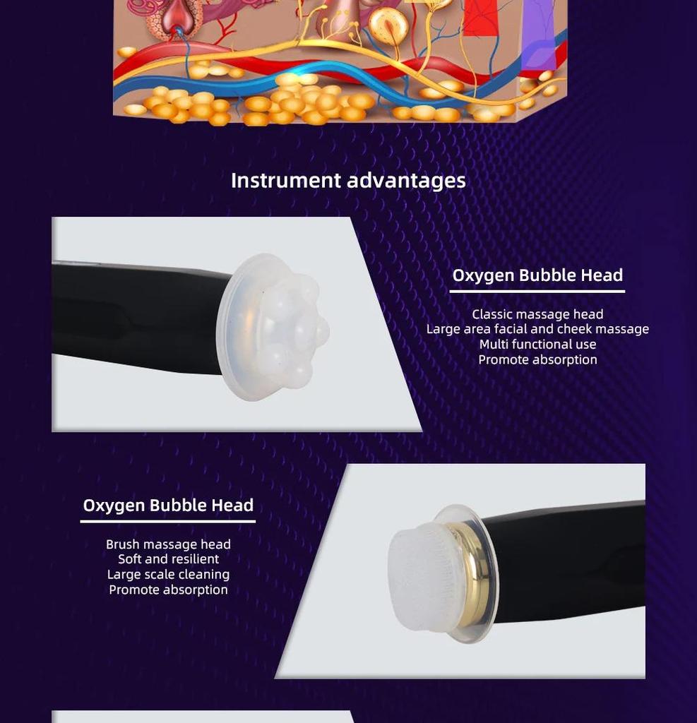 2025Обновление кислородной пузырьковой ручки CO2 кислородный портативный аппарат для ухода за кожей лица, CO2 гель для ухода за кожей лица, СПА для лицаOxygen Beauty