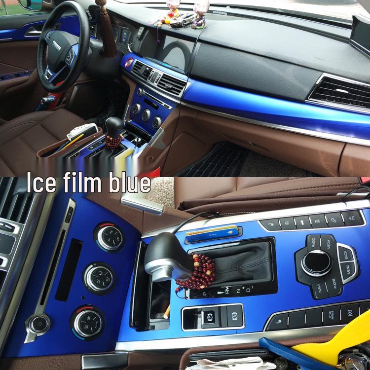 Carbon Fiber Gear Panel Decoration Sticker for Haval H7/H7L Interior Modification