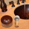 Beard Shaving Cream Bowl Shaving Soap Mug for Men with Shave Lather Brush Wooden Shaving Bowl