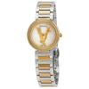 Versace Женские двусторонние швейцарские кварцевые часы Virtus 28 мм VET300721