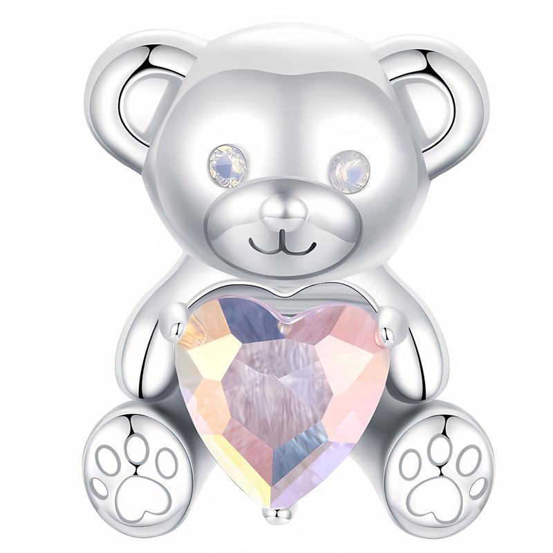 Charms Do Pandora Zawieszka Charms Misiek Z Sercem Srebro 925 Charmsy Trusky