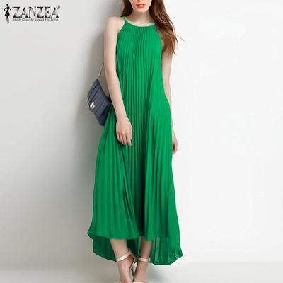 Женское повседневное платье без рукавов с вырезом халтер и открытыми плечами