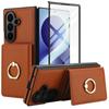 For Samsung Galaxy Z Fold 8 Ultra Fold 7 6 5 4 3 Case Flip Wallet Cover Card Holder Magnetic Closure Kickstand Shockproof Cover