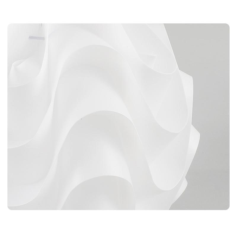 ПП Лампа-шар с волнами Абажур Лепесток Настольная лампа Абажур Свет Прочный Дизайн Крышка Защита абажура Домашний Шик