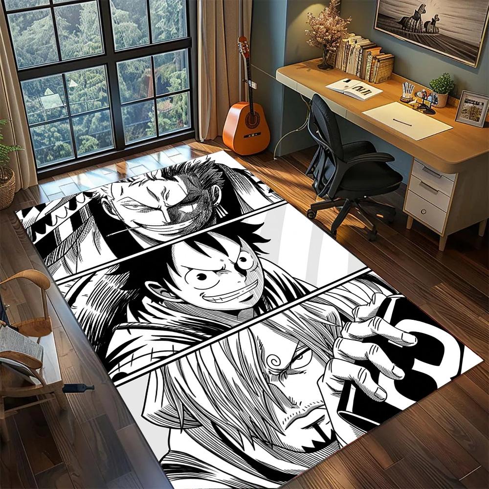 One Piece!Rug Carpet Large Area Rug Non Slip Washable Floor Mat Gamer Room Bedroom Home Decor
