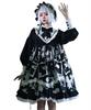 [Milky Time] Gothic Lolita Dress, Monochrome, Cosplay, Landmine Style, A-Line, Sickly Cute, Long Sleeves