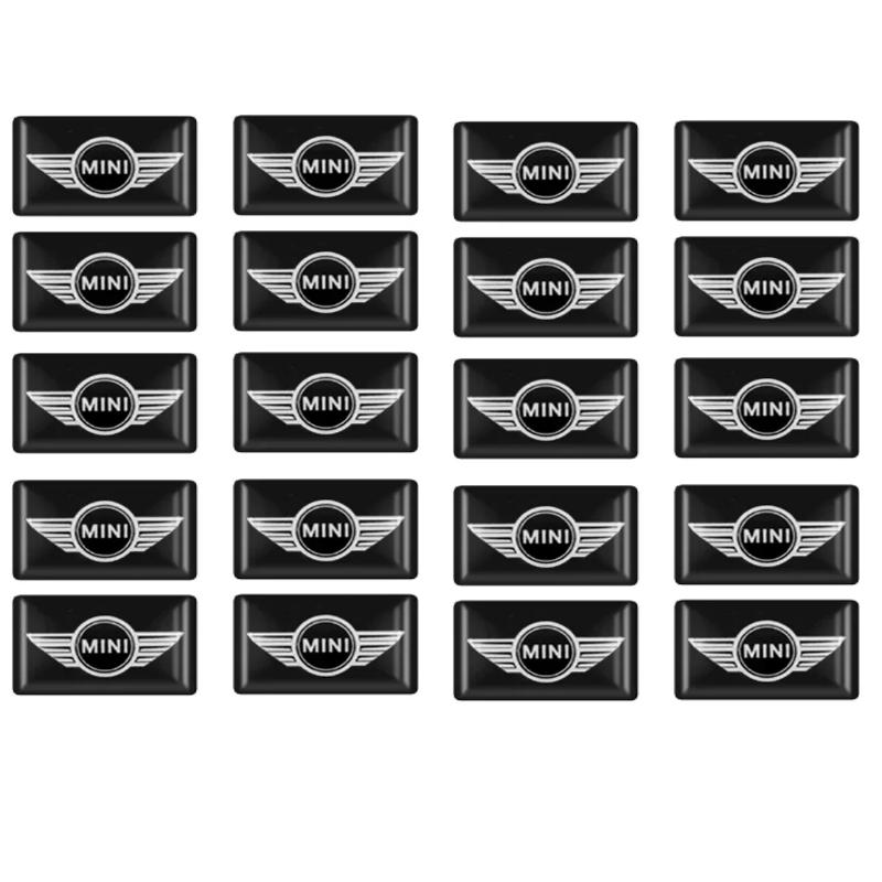 Car Steering Wheel Center Console Window Button Decals for BMW Mini COOPER WORKS JCW F56 F55 F60 R50 R52 R56 R55 R61 Decoration