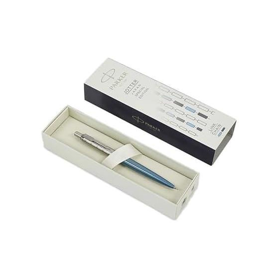 Механический карандаш PARKER Jotter со звеньевой цепью, Водно-голубой CT, Специальное издание, 0,5 мм, Официальный импорт