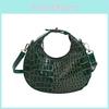 Женская сумка кроссбоди на одно плечо с дизайном под кожу аллигатора, для повседневного использования