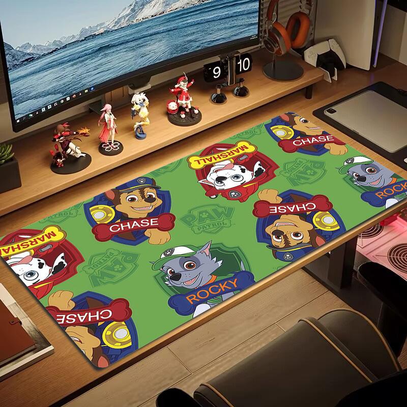 PAW Patrol Print Cushion Non-slip Laptop Tablet Big Mousepad XXL Mat Mini PC Playmat With Lock edge
