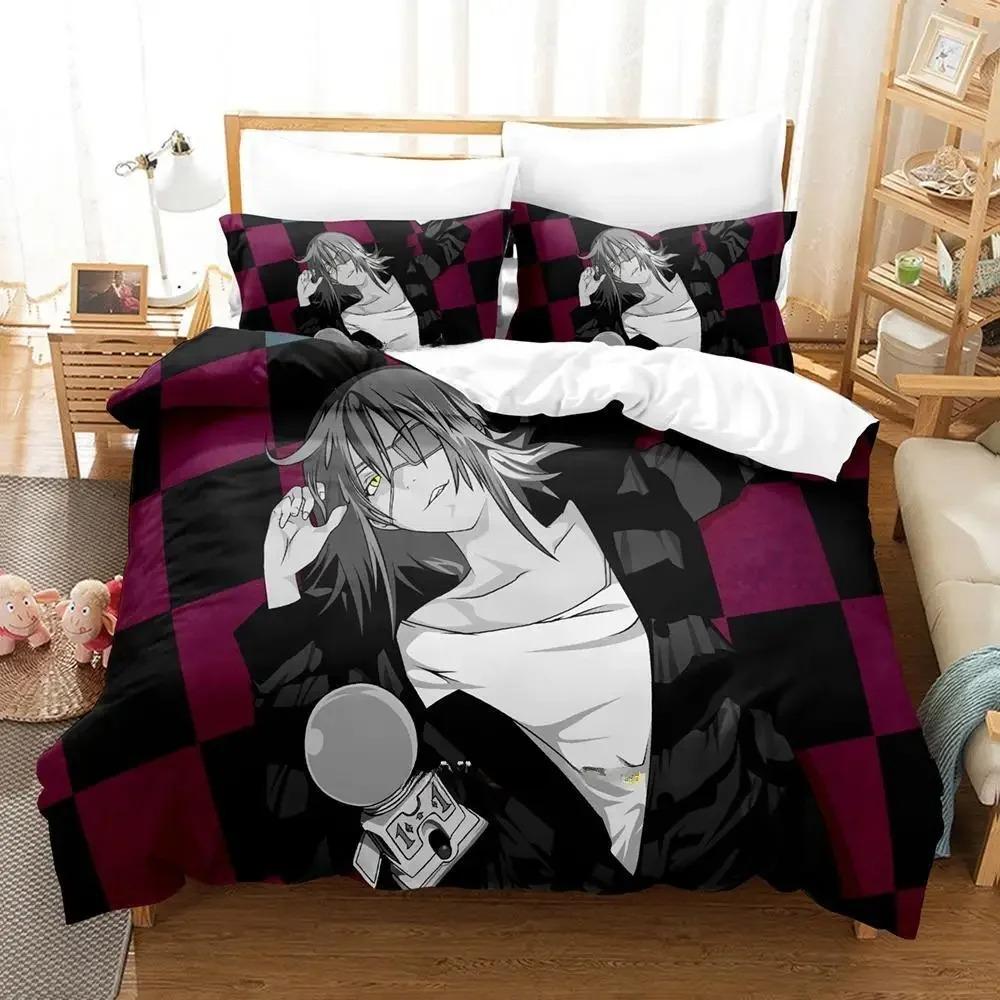 Комплект постельного белья Anime Air Gear Single Twin Full Queen King Size Bed Set Adult Kids Bedroom Duvet Cover Sets Anime Bed Sheet Set