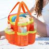 Breathable Mesh Beach Storage Bag Large Capacity Mesh Toiletry Bag  Swimming Pool