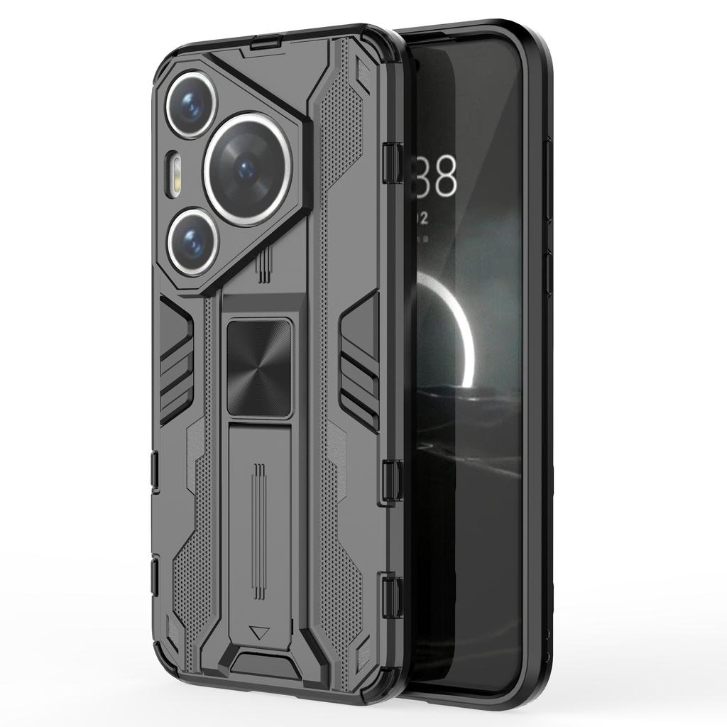 Чехол для Huawei Pura 70 Pro/Pura 70 Pro+ с подставкой, задняя крышка телефона из ПК+ТПУ