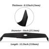 Thickened 2T Thicken Trimmer Smooth Surface Hardened Steel Lawn Mower Cutter Practical Black Weeding Machine Cutter Brushcutter