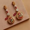 Enamel Lucky Keychain Gourd Key Chain Strap Personality Koi Carp Car Keys Charms  Decoration