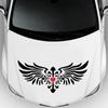 Creative Front Car Stickers Auto Modification Stickers Love Heart Hood Embossed Decorative Hood Sticker Personality
