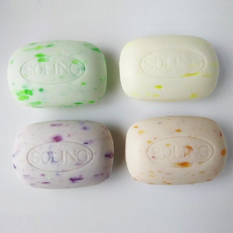 NaiS Xili Mallow Lavender Soap 120g x 3 Bars