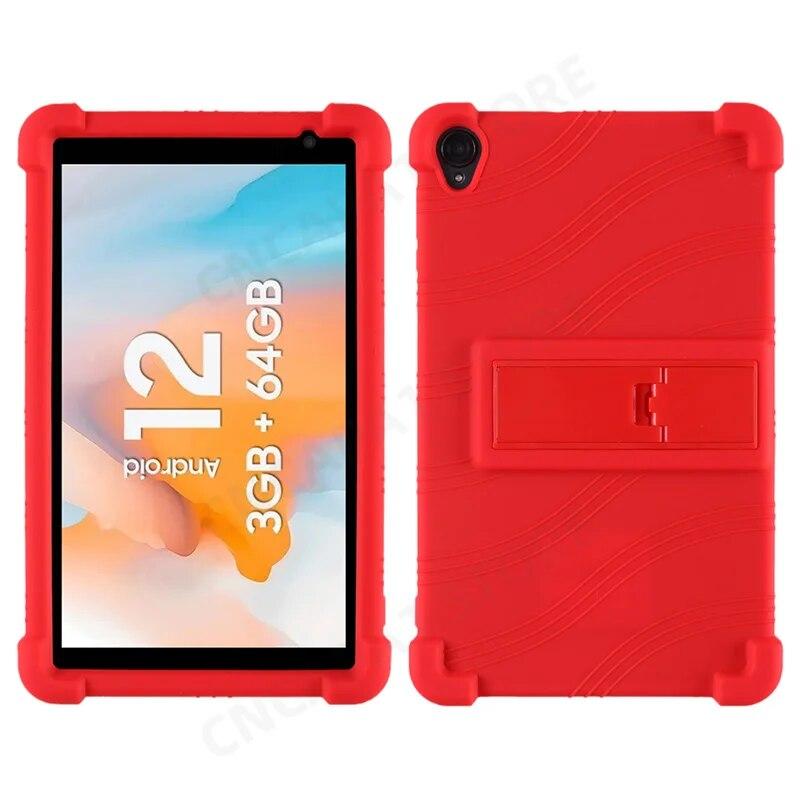 Мягкий силиконовый чехол для Teclast P80T, защитный чехол для детей 8 дюймов, подставка для планшета с 4 противоударными подушками безопасности, защитный чехол P80T