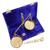 Polish Brass Jewellery  Box Blue Velvet Box Weight Balance