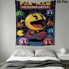 Pac-Man B Wall Hanging Printed Fabric Blanket Decorative Tapestries for Bedroom Living Room Home Decor