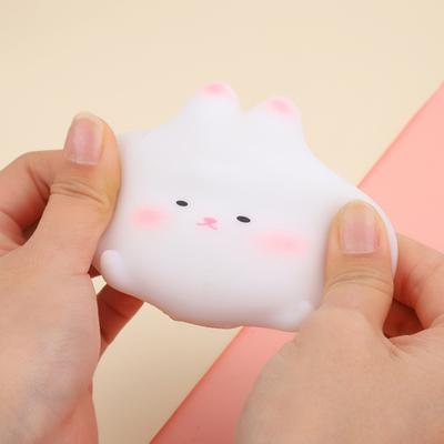 Игрушка для снятия стресса Гибкий Быстрый Отскок Милый Белый Кролик Сжимаемые Игрушки