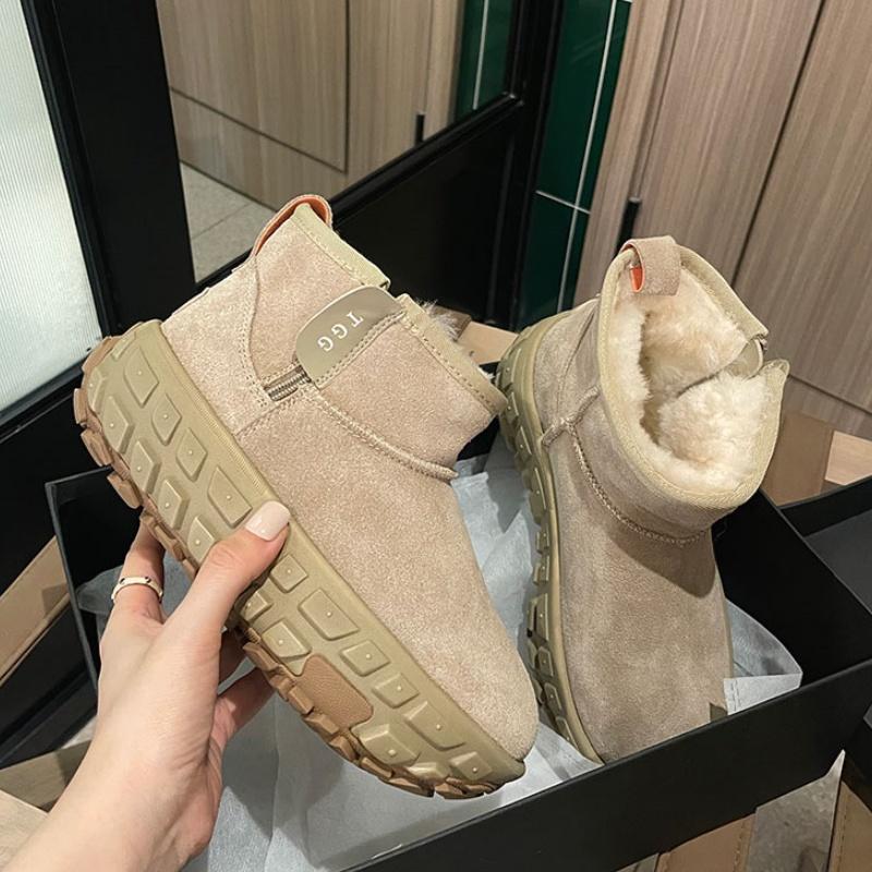 Ботильоны на платформе, женские, на плоской подошве, замшевые, на высоком каблуке, кроссовки, зимняя обувь 2025 года, спортивная обувь для бега, дизайнерские Botas Mujer