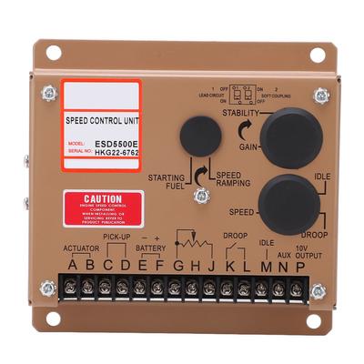 Электронный регулятор оборотов двигателя ESD5500E, дизель-генераторная установка с медленным пуском и регулятором оборотов холостого хода 12 В 24 В постоянного тока