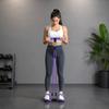 Pedal Resistance Band with Handle 2/4/6-Tube Abdomen Waist Arm Legs Workout Band