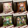 Милая Наволочка для Подушки Hakumei to anime MMikochi, Двусторонняя, Мягкая, Прочная, для Дома, Автомобиля, Многоцелевая, для Ежедневного Комфорта